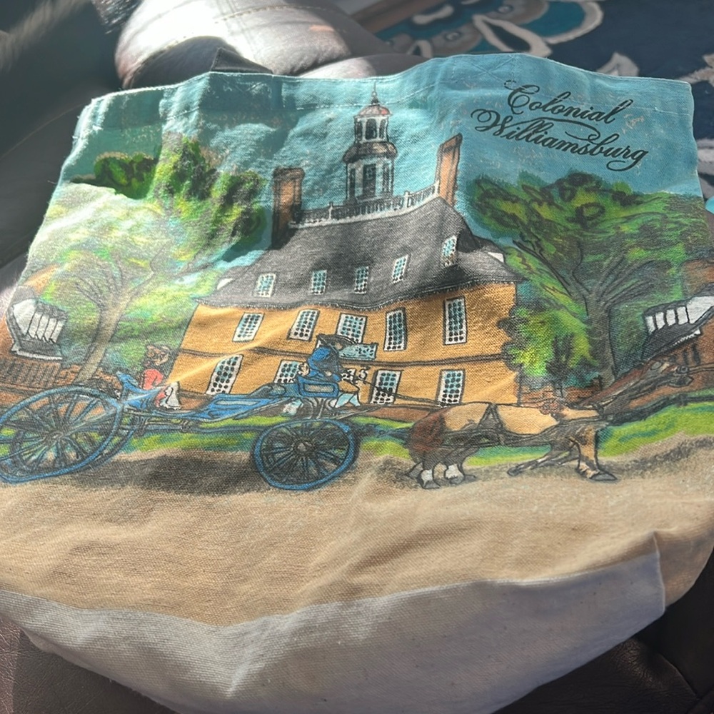 Colonial Williamsburg Tote Authentic from Williamsburg VA